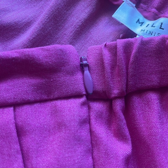 Milly Minis Pink Satin Side Zipper Bow on Waist Pants Girls Size 10 - Picture 11 of 14